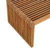 vidaXL Garten Beistelltisch Braun 90 x 50 x 36 cm Teak-Massivholz