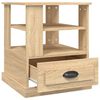 vidaXL Beistelltisch Sonoma-Eiche 50x50x60 cm Holzwerkstoff