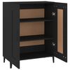 vidaXL Sideboard Schwarz 69,5x34x90 cm Holzwerkstoff
