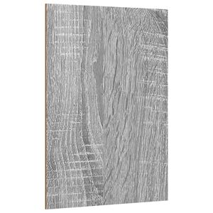 vidaXL Dekoplatten 12 Stk. Sonoma-Grau 21 x 30 x 0,27 cm Holzwerkstoff