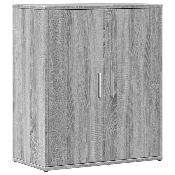 vidaXL Sideboards 2 Stk. Grau Sonoma-Eiche 60x31x70 cm Holzwerkstoff