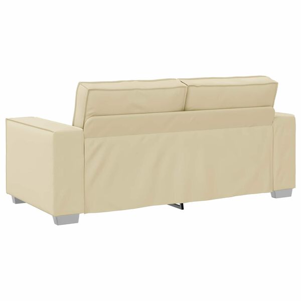 vidaXL Sofa Creme 180 x 80 x 84 cm Stoff