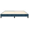 vidaXL Boxspringbettgestell Dunkelblau 160x200 cm Samt