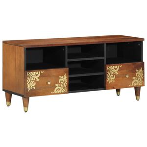 vidaXL TV-Schr&auml;nk Honigbraun 100 x 33 x 46 cm Massivholz Mango