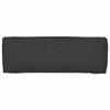 vidaXL Palettenkissenset 2 pcs Schwarz 120 x 40 x 8 cm Oxford-Stoff