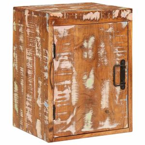 vidaXL Nachttisch Braun 35 x 33 x 48 cm Massivholz Altholz