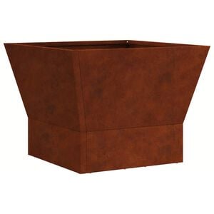 vidaXL Feuerstelle Rostoptik 40 x 40 x 35 cm Wetterfeststahl