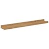 vidaXL Wandregal mit Regal 4 pcs Braun 60 x 9 x 3 cm Holzwerkstoff