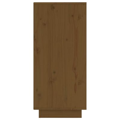 vidaXL Sideboards 2 Stk. Honigbraun 31,5x34x75 cm Massivholz Kiefer