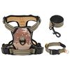 vidaXL Hundegeschirr mit Leine & Halsband Verstellbar Camouflage XL
