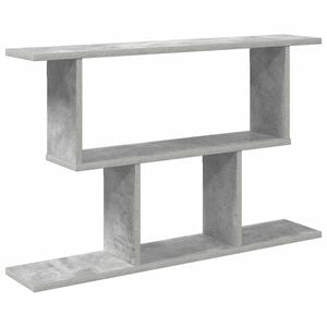 vidaXL Wandregal Betongrau 80 x 15 x 50,5 cm Holzwerkstoff