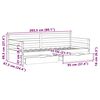 vidaXL Tagesbett mit Schubladen 80x200 cm Massivholz Kiefer
