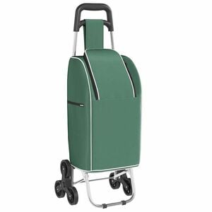 vidaXL Einkaufswagen Gr&uuml;n 39,5 x 33 x 93 cm Oxford-stoff
