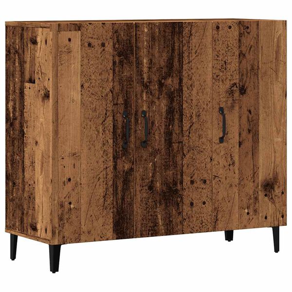 vidaXL Sideboard Altholz-Optik 90x34x80 cm Holzwerkstoff