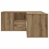 vidaXL Eckregal Artisan-Eichen-Optik 160x40x45 cm Holzwerkstoff
