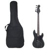 vidaXL E-Bass f&uuml;r Anf&auml;nger mit Tasche Schwarz 4/4 46"