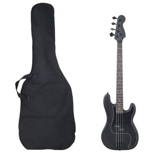 vidaXL E-Bass f&uuml;r Anf&auml;nger mit Tasche Schwarz 4/4 46"