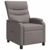 vidaXL Liegesessel Taupe Stoff