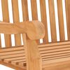 vidaXL Gartenbank Braun 120 x 69 x 92 cm Massivholz Teak