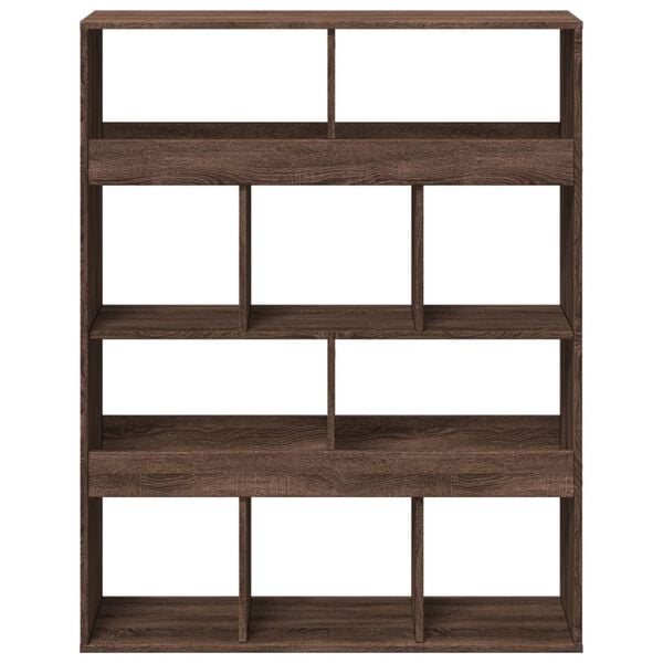 vidaXL Bücherregal Eichen-Optik 100x33x125,5 cm Holzwerkstoff