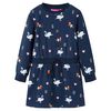 vidaXL Kinderkleid mit Langen &Auml;rmeln Marineblau 104