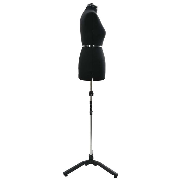 vidaXL Verstellbare Kleiderform f&uuml;r Damen Schwarz M Samt