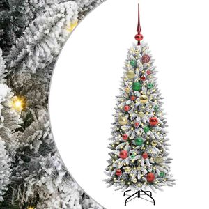vidaXL K&uuml;nstlicher Weihnachtsbaum mit 150 LEDs mit St&auml;nder Wei&szlig; 120 cm