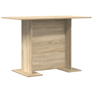 vidaXL Esstisch Sonoma-Eiche 110 x 60 x 75 cm Holzwerkstoff