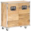 vidaXL Sideboard mit 2 T&uuml;ren 70x30x69 cm Mango-Massivholz