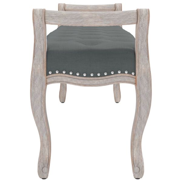 vidaXL Sitzbank Dunkelgrau 110x45x60 cm Stoff