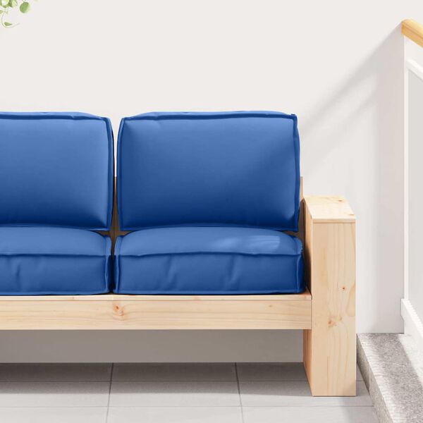 vidaXL Palettenkissenset 2 pcs K&ouml;nigsblau Oxford-Stoff