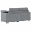 vidaXL Sofa 3 pcs Hellgrau 219 x 80 x 82 cm Leinenmischgewebe