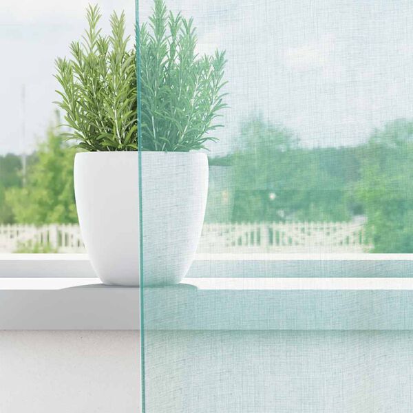 vidaXL Voile Vorh&auml;nge mit &Ouml;sen 2 Stk. T&uuml;rkis