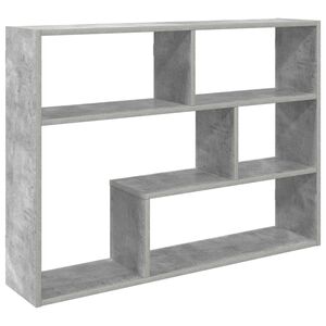 vidaXL Wandregal Wandhalterung Betongrau 95 x 20 x 69,5 cm