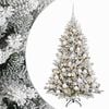 vidaXL K&uuml;nstlicher Weihnachtsbaum mit Kugel 150 cm 150 LEDs