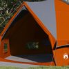 vidaXL Teepee Zelt mit Dach Grau und Orange 490 x 410 x 210 cm