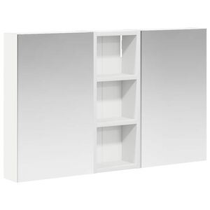 vidaXL Badezimmerschrank-Set 3 pcs 80 x 10,5 x 50 cm Holzwerkstoff