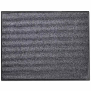 vidaXL T&uuml;rmatte Grau 90 x 60 cm PVC