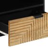 vidaXL TV-Schrank Braun 80x33x46 cm Massivholz Mango