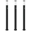 vidaXL Pollerleuchten mit Sensor 3er 110 cm Edelstahl IP44