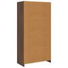 vidaXL Kleiderschrank Braun Eiche-Optik 100x50x200 cm Holzwerkstoff