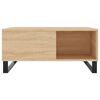 vidaXL Couchtisch Sonoma-Eiche 80x80x36,5 cm Holzwerkstoff
