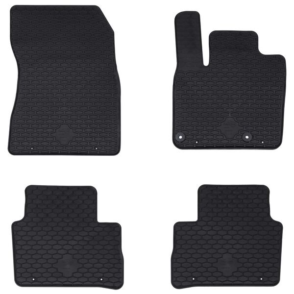 vidaXL Autofu&szlig;matte 4 pcs Schwarz geeignet f&uuml;r Nissan QASHQAI TPE