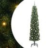 vidaXL K&uuml;nstlicher Weihnachtsbaum mit 300 LEDs mit St&auml;nder Gr&uuml;n 240 cm