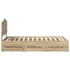 vidaXL Bettrahmen Sonoma-Eiche 90 x 200 cm Ingenieurs Holz
