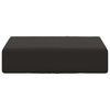 vidaXL Sitzkissen f&uuml;r Outdoor Schwarz 40 x 40 x 8 cm 100 % Polyester
