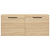 vidaXL Wandschrank Sonoma-Eiche 80x36,5x35 cm Holzwerkstoff