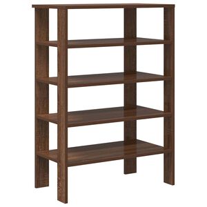 vidaXL Schuhregal Braun Eichen-Optik 61x32x87,5 cm Holzwerkstoff