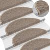 vidaXL Stufenmatten Selbstklebend Sisal-Optik 30 Stk. 56x17x3 cm
