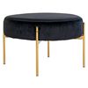 House Nordic Pouf Evie Schwarz